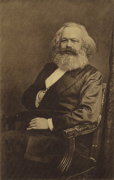 Karl Marx (1818-1883), philosophe, économiste, historien et théoricien politique allemand - English Photographer